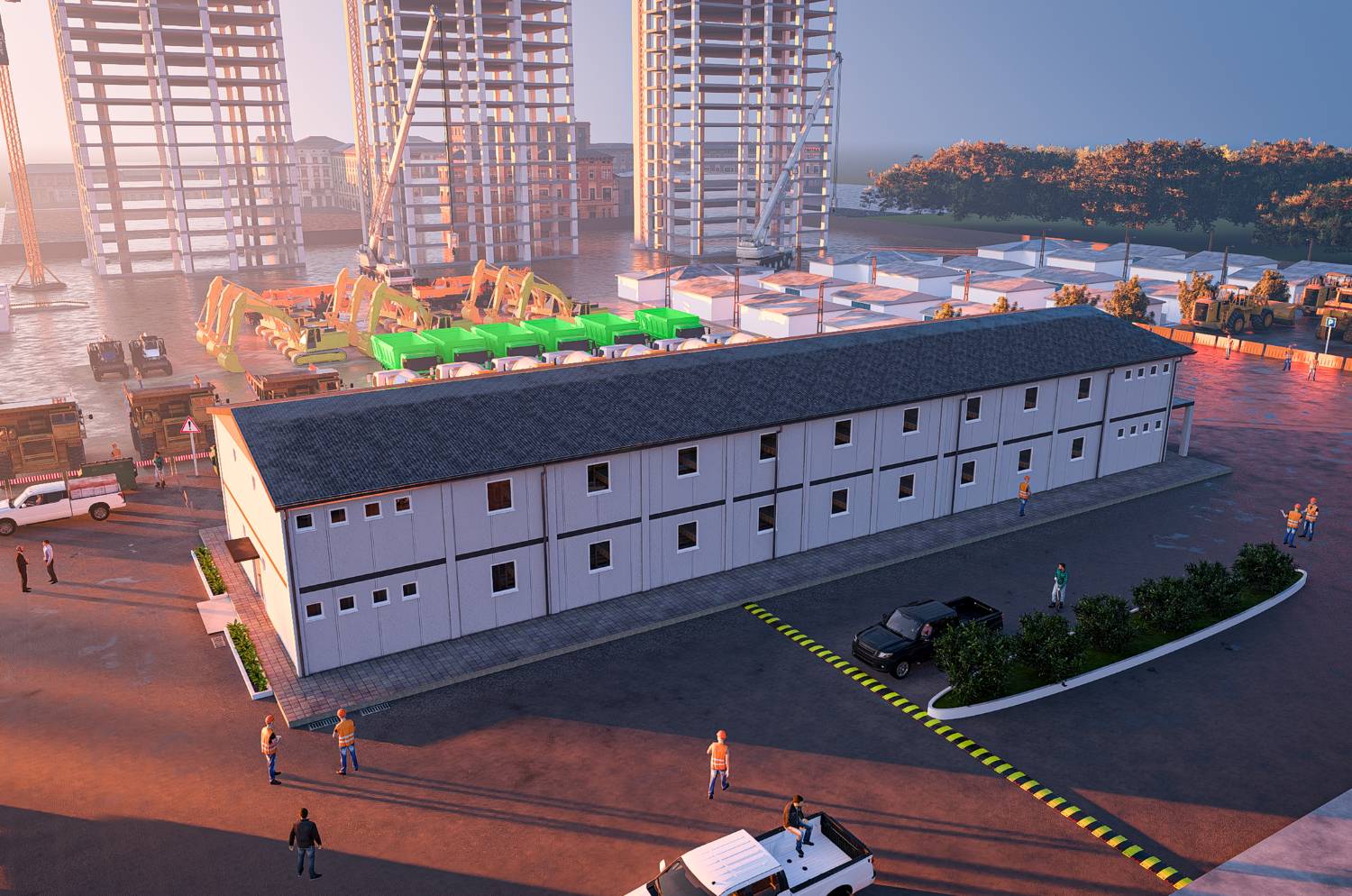 سكن عمال جاهز