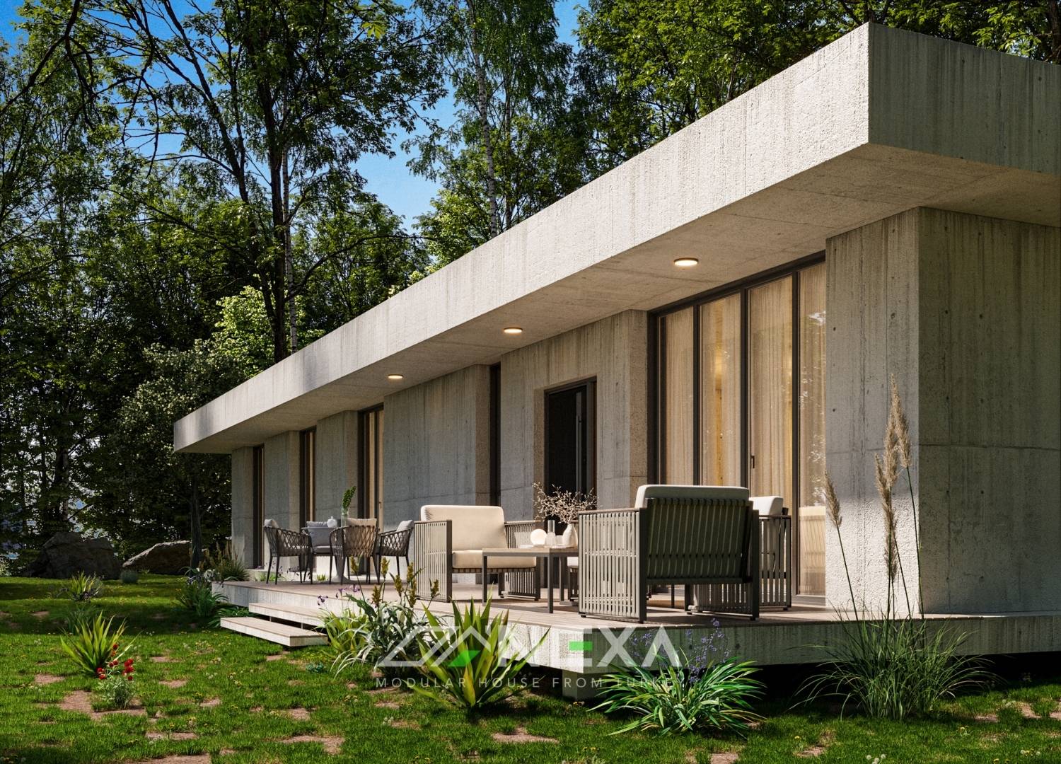 138 m2 Modular Home - Check | Nexa Prefab